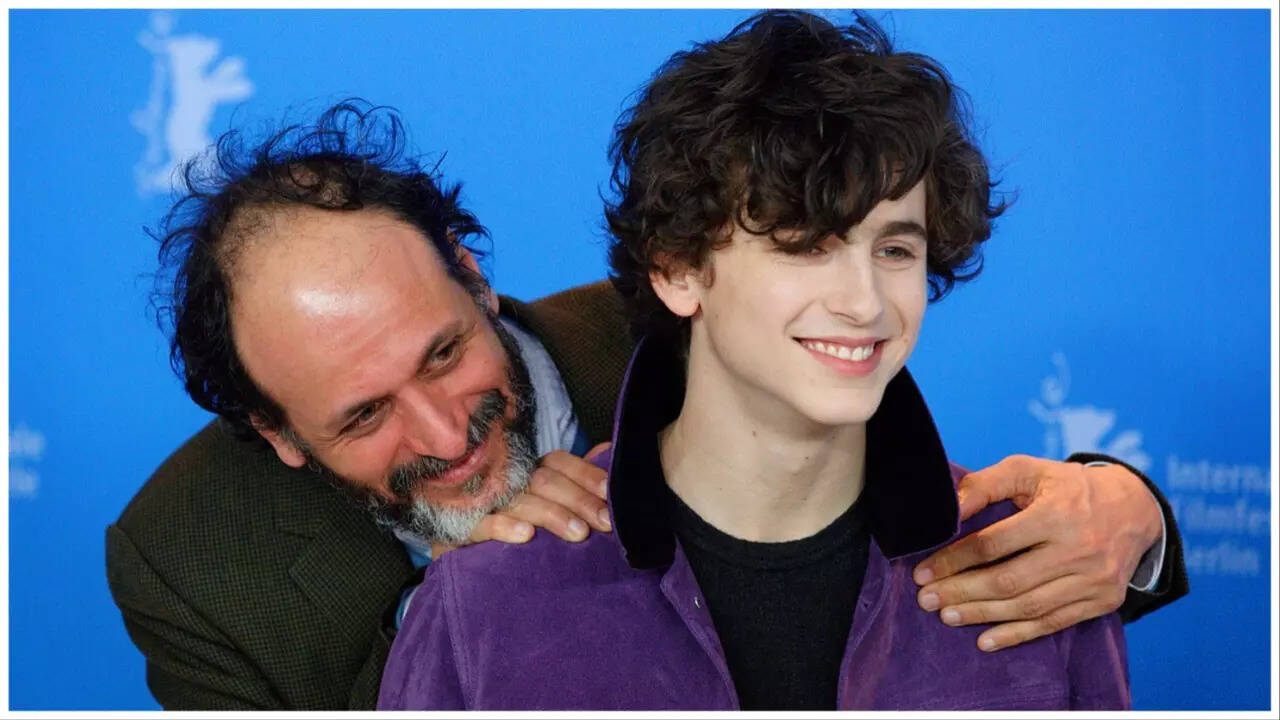 Luca Guadagnino and Timothee Chalamet