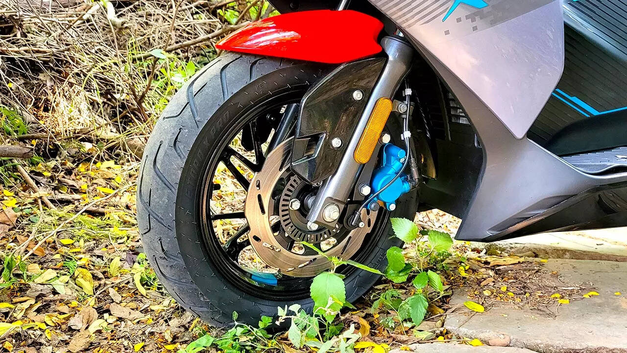 TVS X front tyre