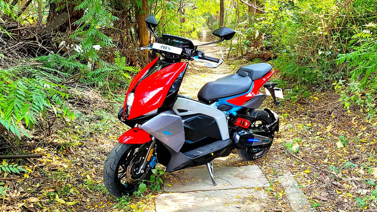 TVS X front design