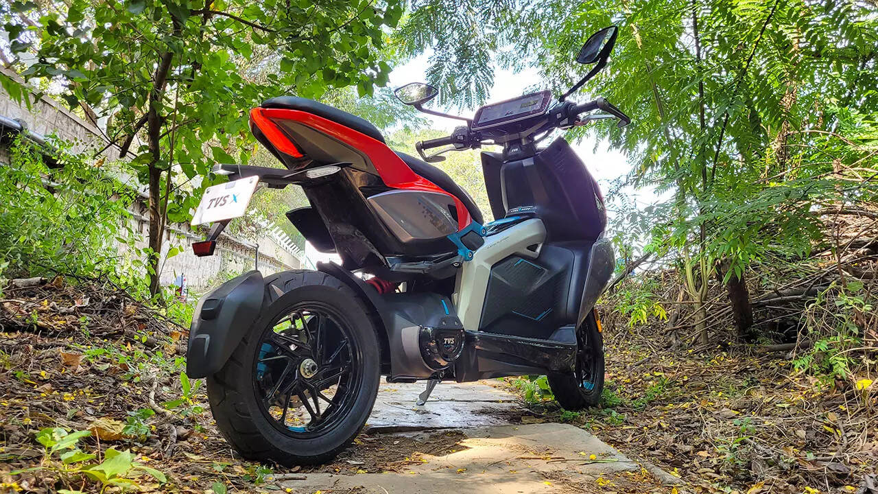 TVS X rear