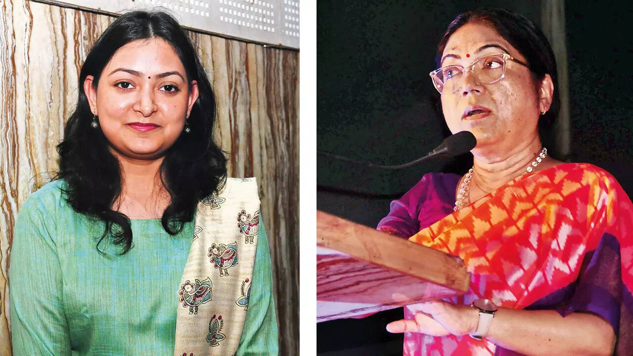 (L) Kritika Tripathi (R) Mandavi Singh