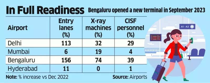 Airports ramp up infrastructure
