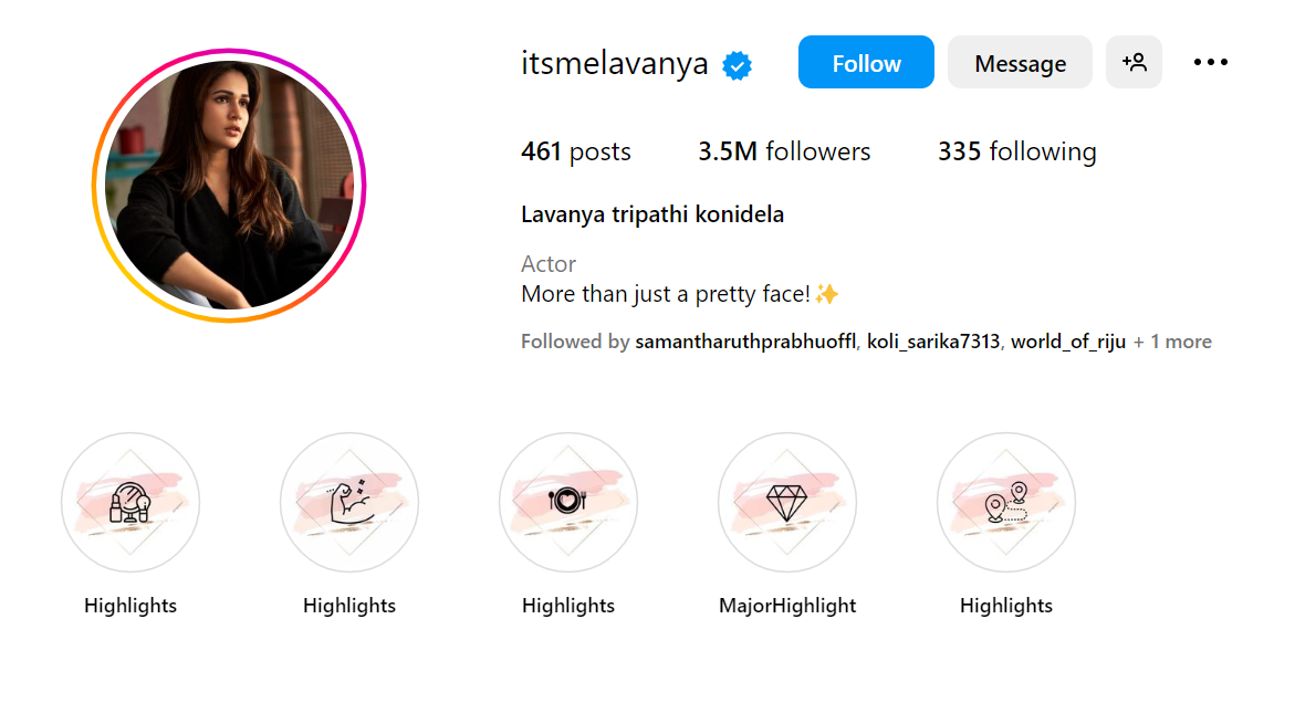 lavanya's instagram