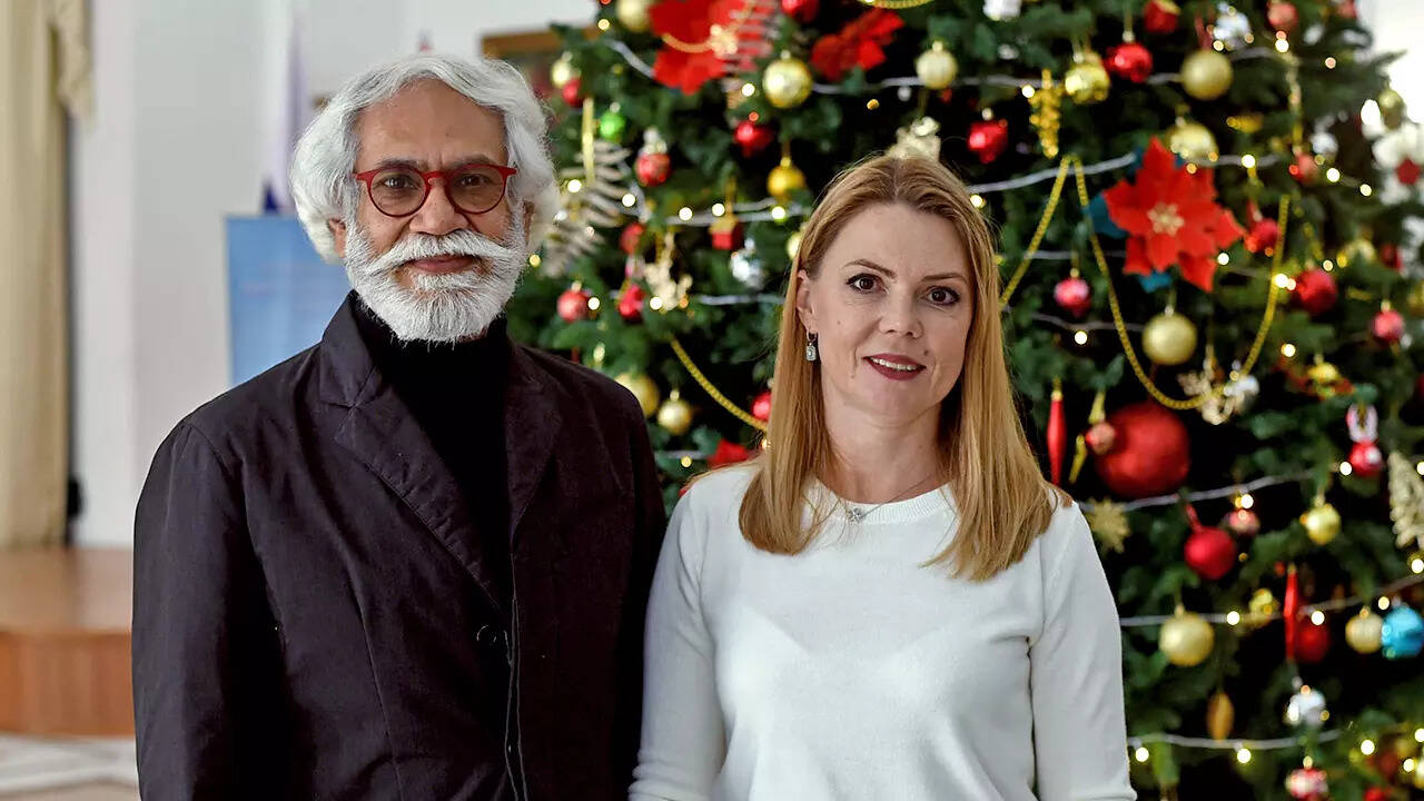 Sunil Sethi and Diana Alipova