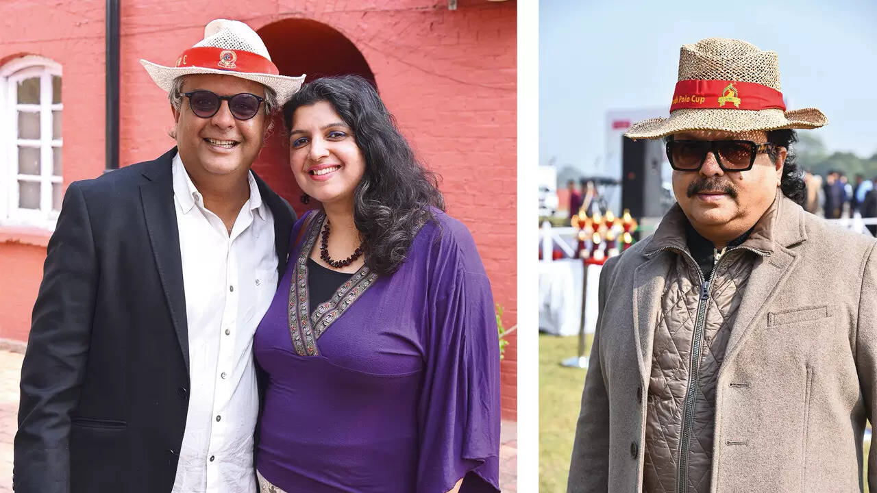 (L) Amar Habibullah and Jyotsna Habibullah (R) Abhijit Sarkar