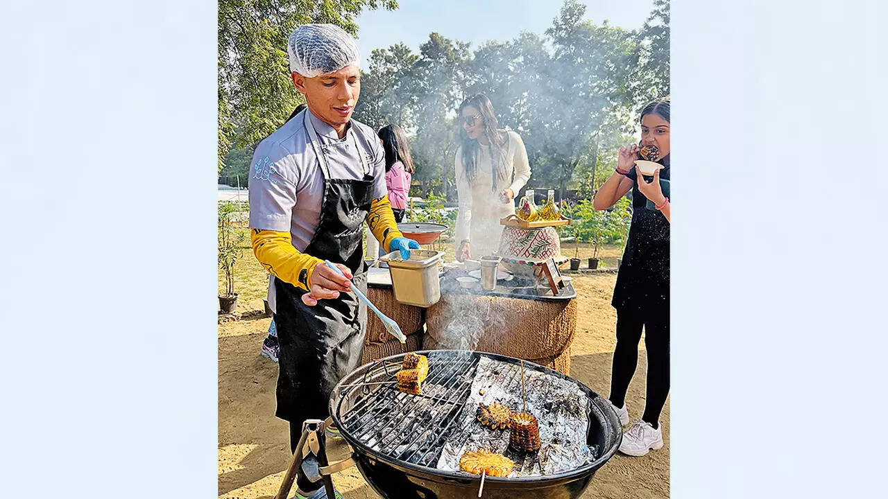 Winter barbecues are popular