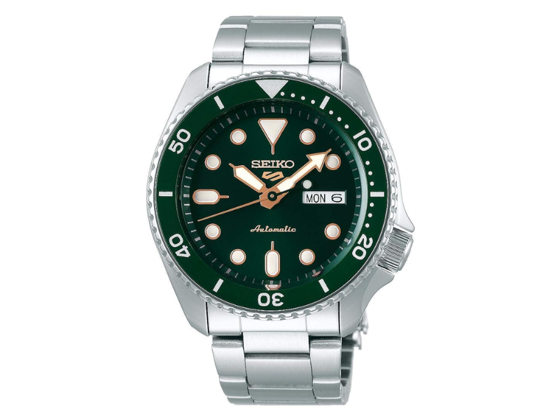 Seiko Analog Green Dial Men's Watch