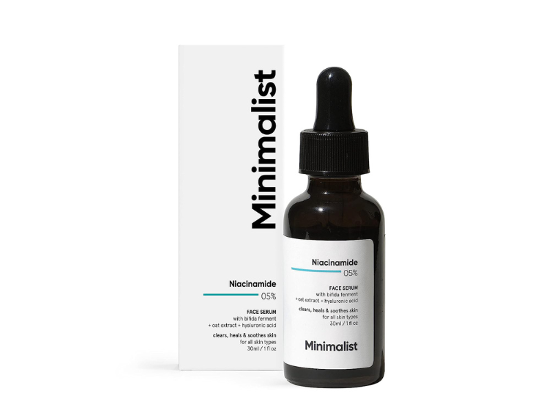 Minimalist 5% Niacinamide Face Serum for Clear Glowing Skin