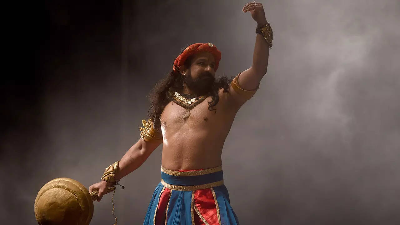 The dance drama depicted many scenes from the battlefield of Kurukshetra