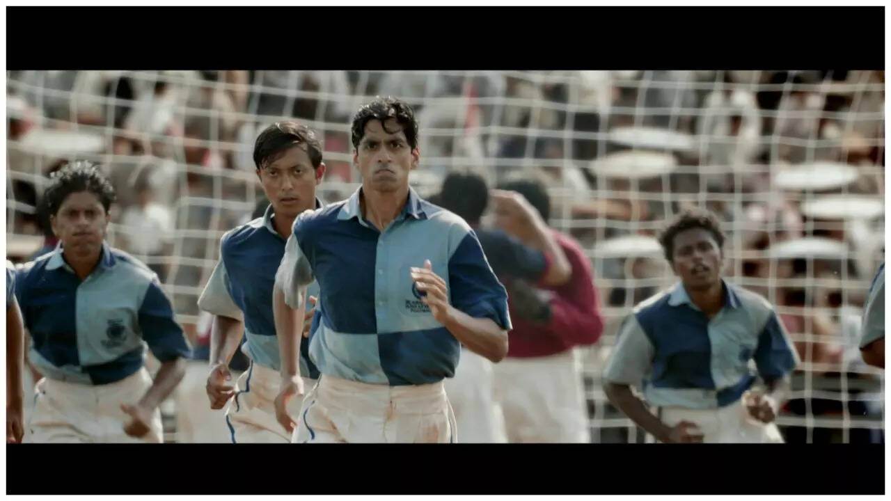 Chaitnya in a still from ‘Maidaan’