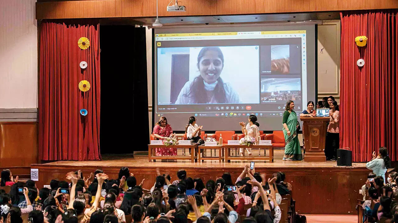 Donuru Annanya Reddy joined the event online from Telangana