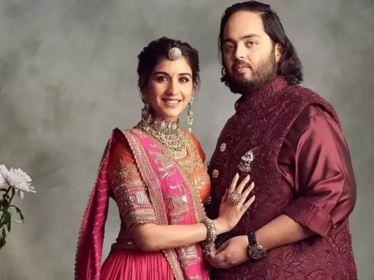 Radhika Merchant and Anant Ambani (R)