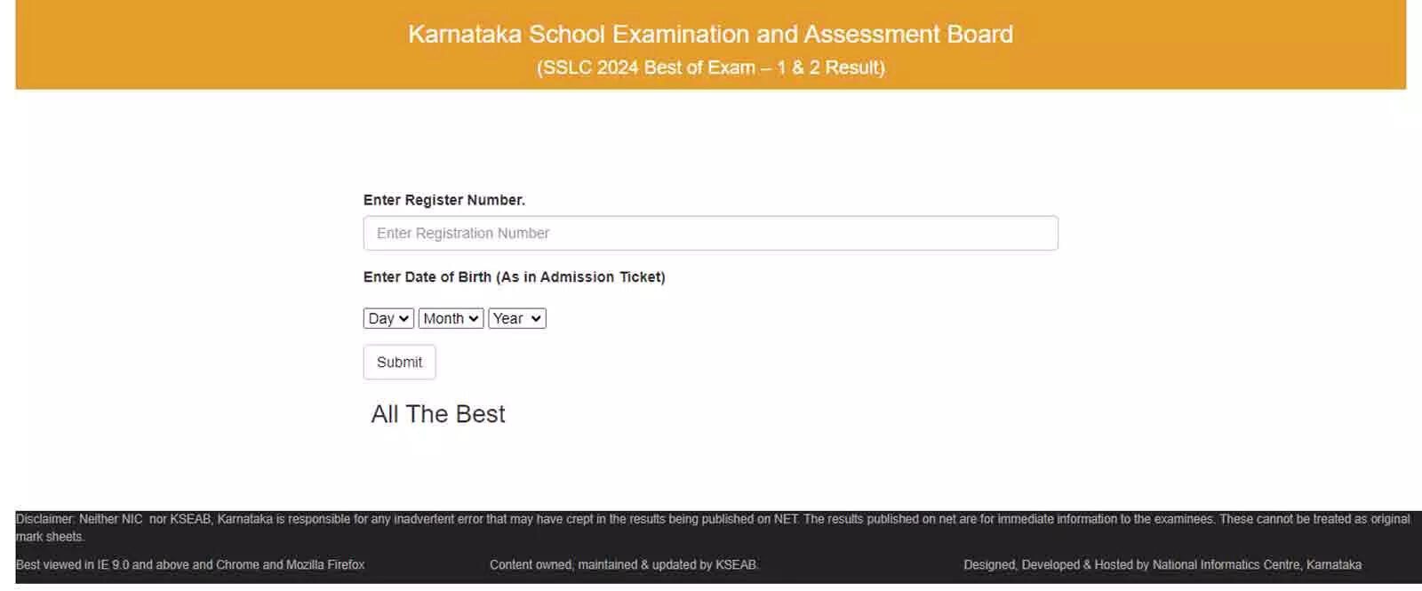 Karnataka SSLC Supply Result 2024 Released