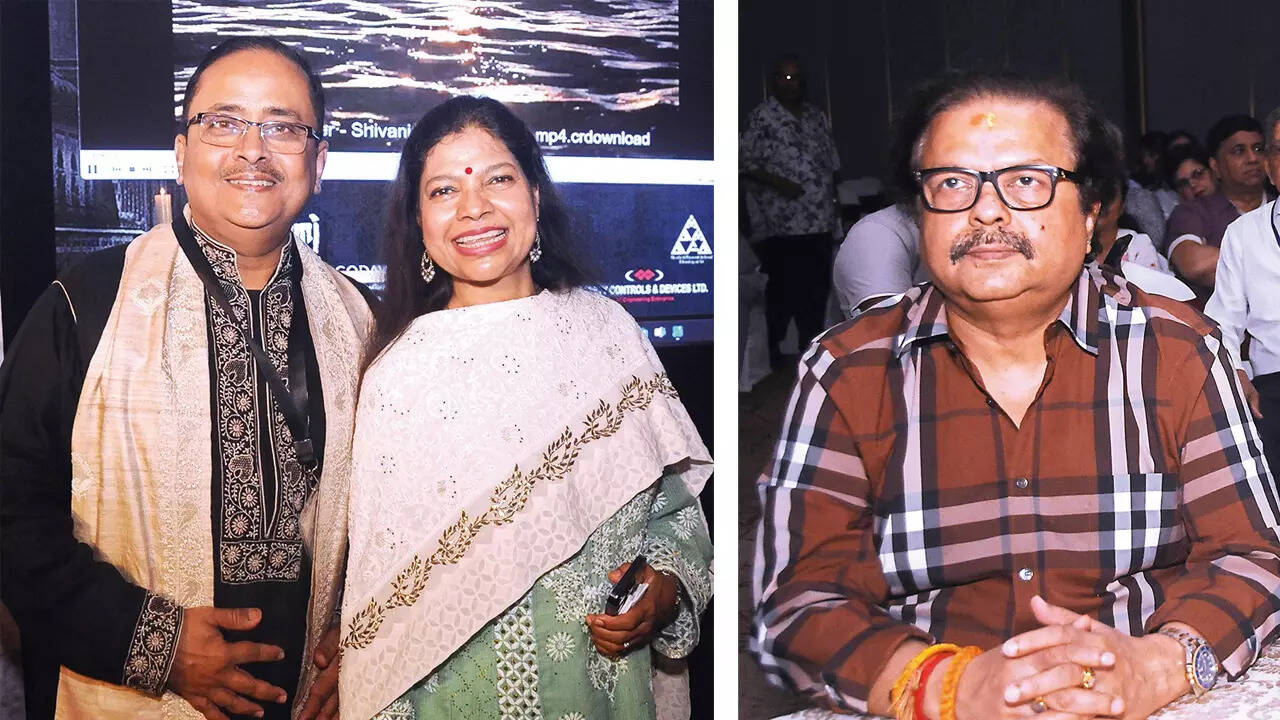 (L) Jayant and Beena Krishna (R) Abhijit Sarkar