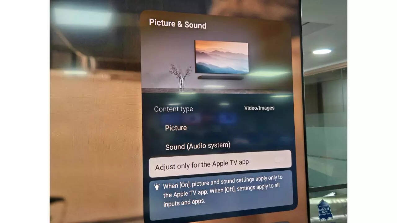 Sony Bravia 7 series TV: Display