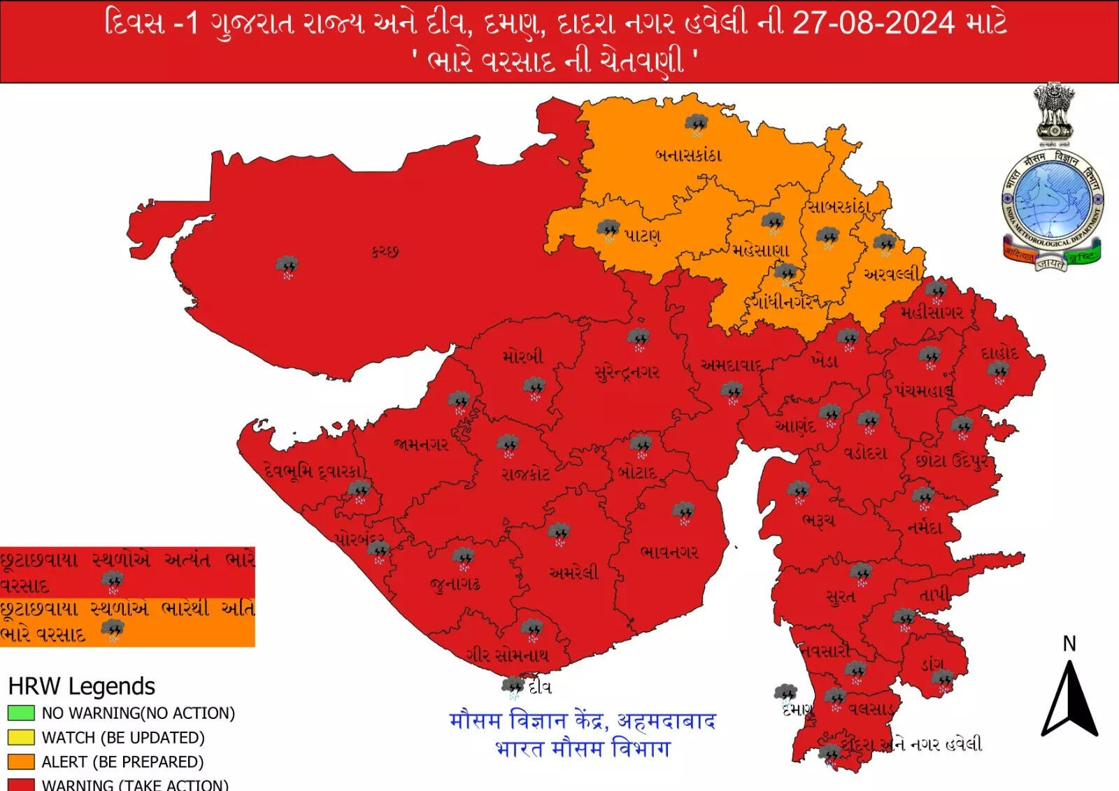 Gujarat rain