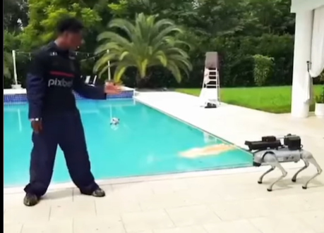 IShowSpeed was in for an unpleasant surprise when the robotic dog he purchased shot FLAMES at him
