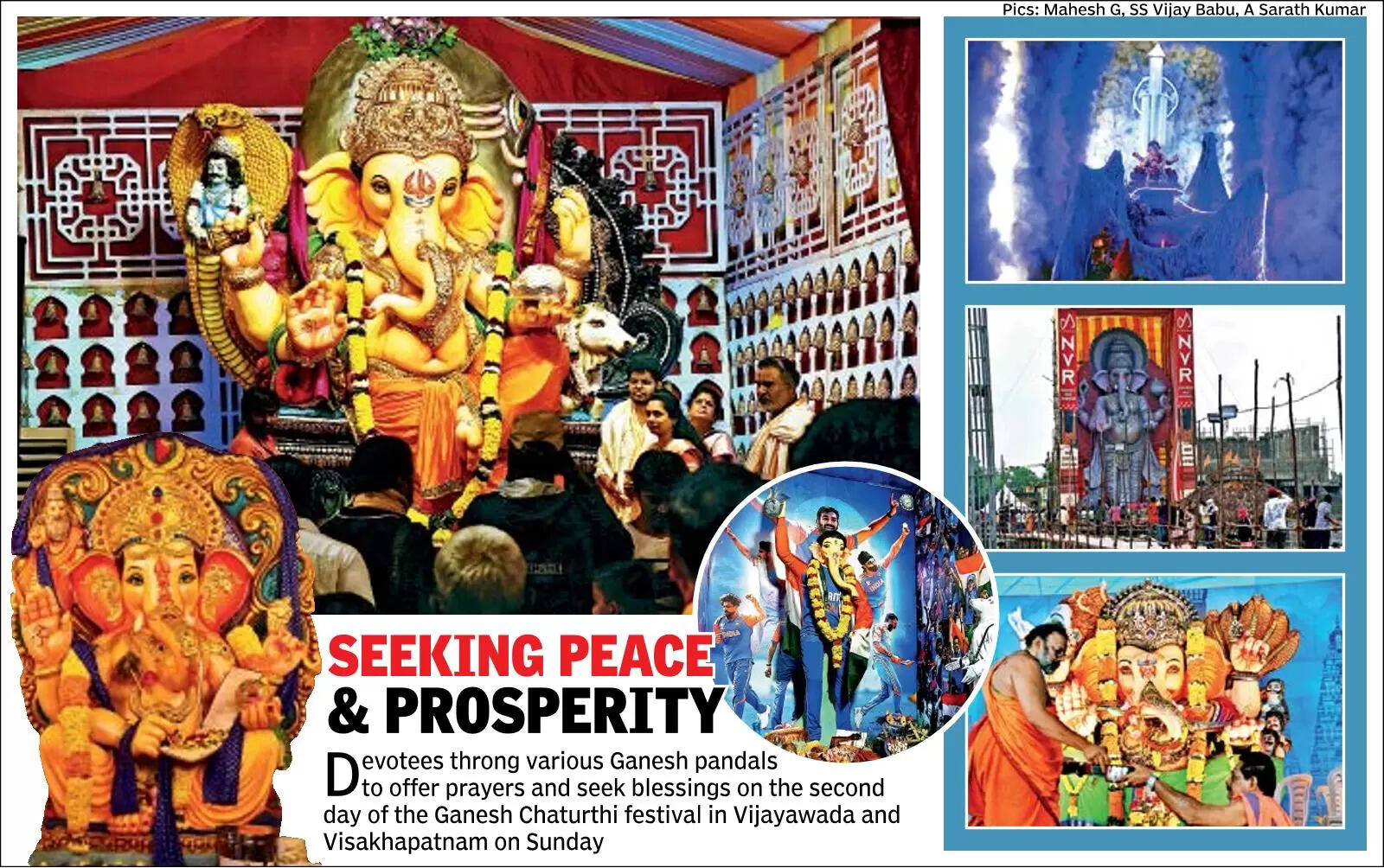 Rain fails to dampen Ganesh festival spirit