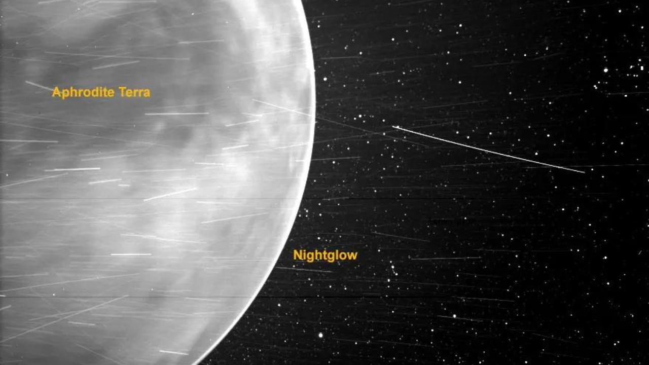 Parker Solar Probe’s rare capture of Venus' nightside