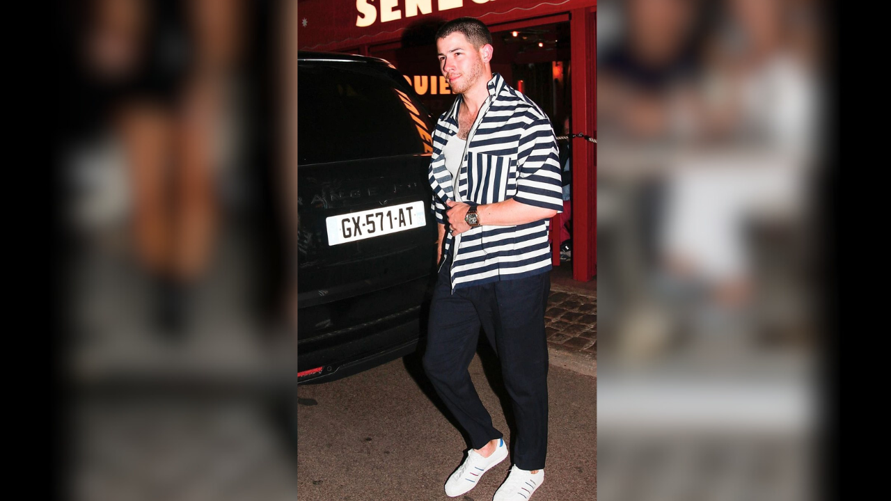 Nick Jonas in a casual outfit