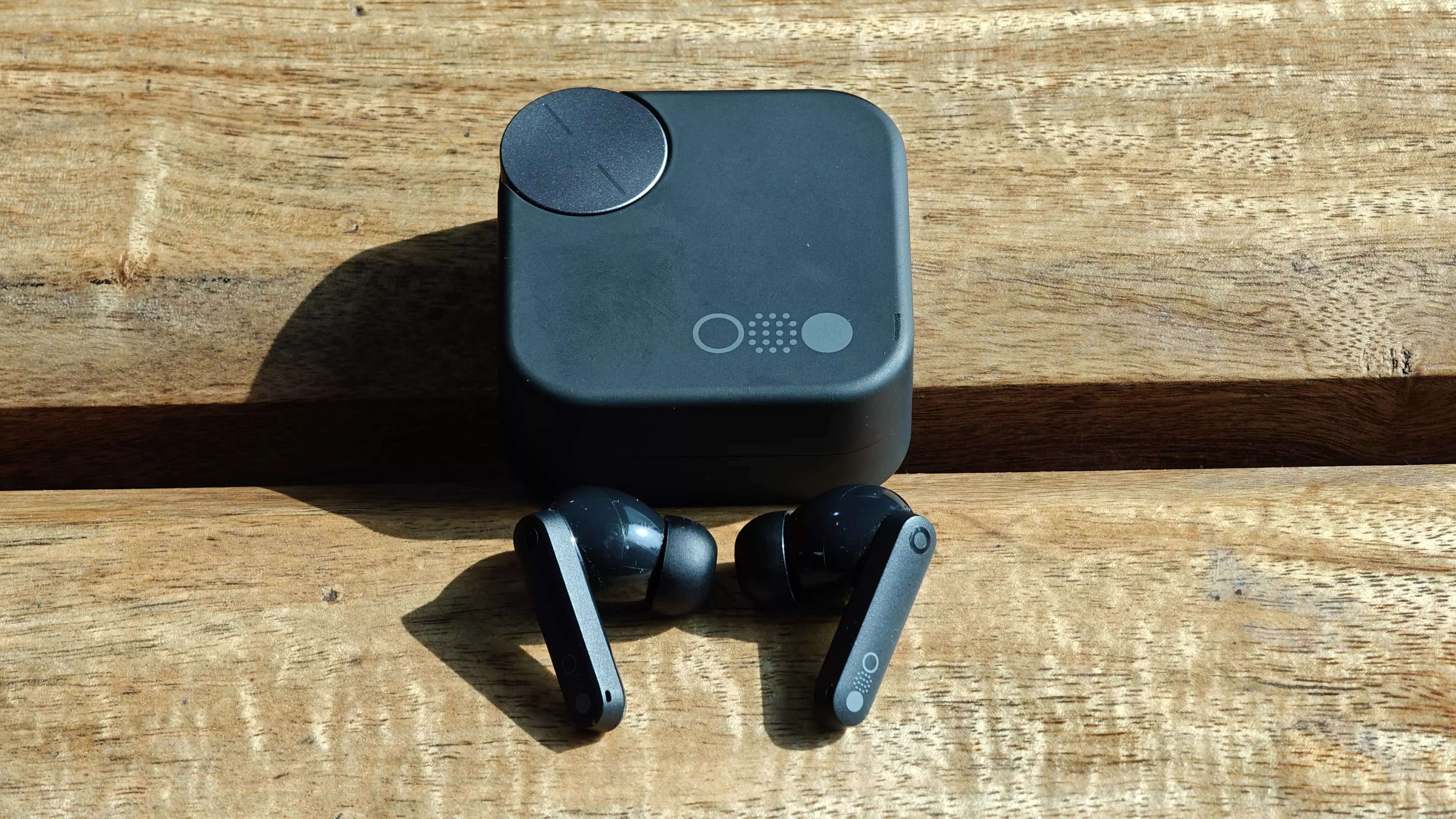 CMF Buds Pro 2 earbuds and charging case