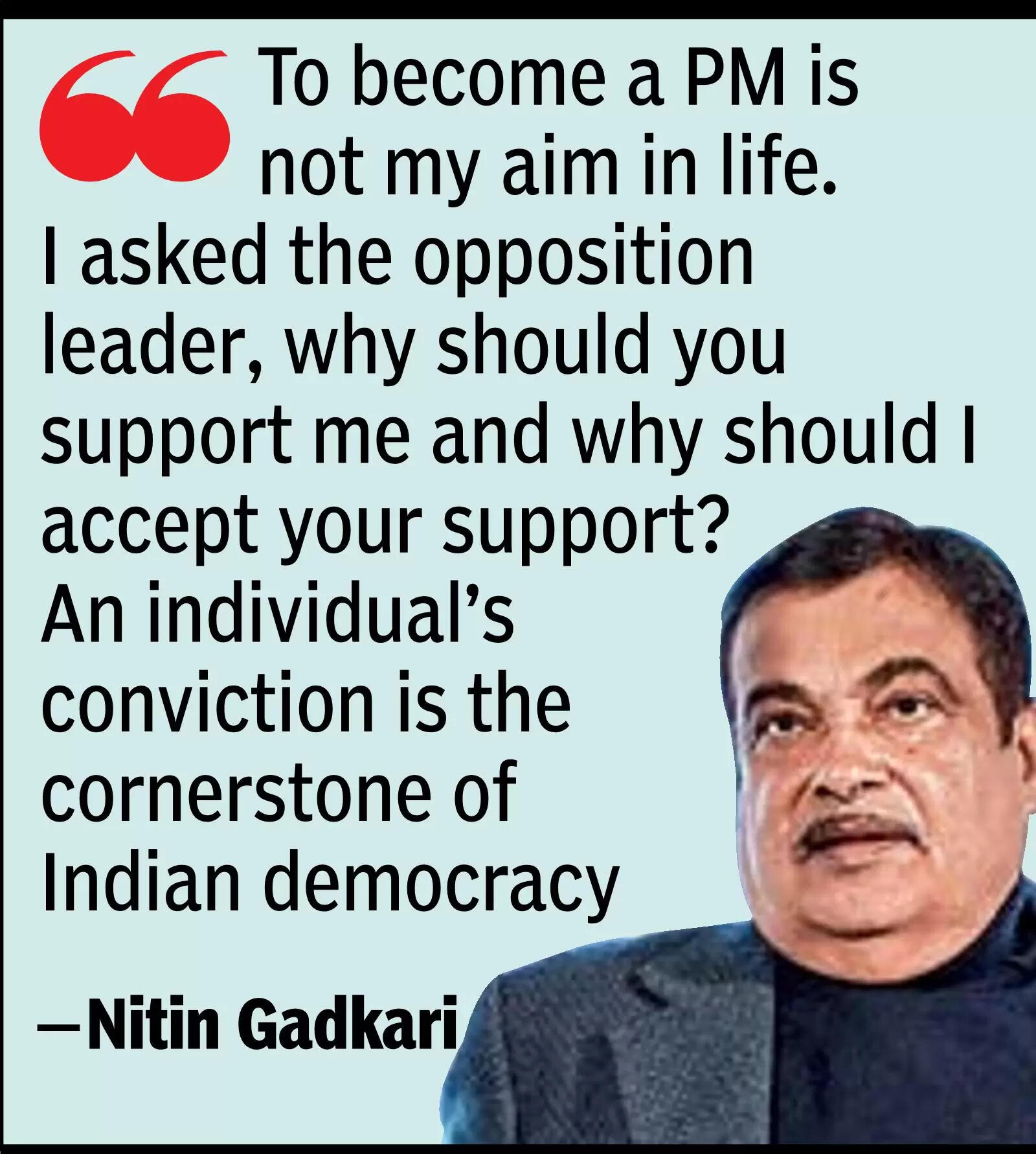 Oppn offered to back me as PM, I refused: Gadkari