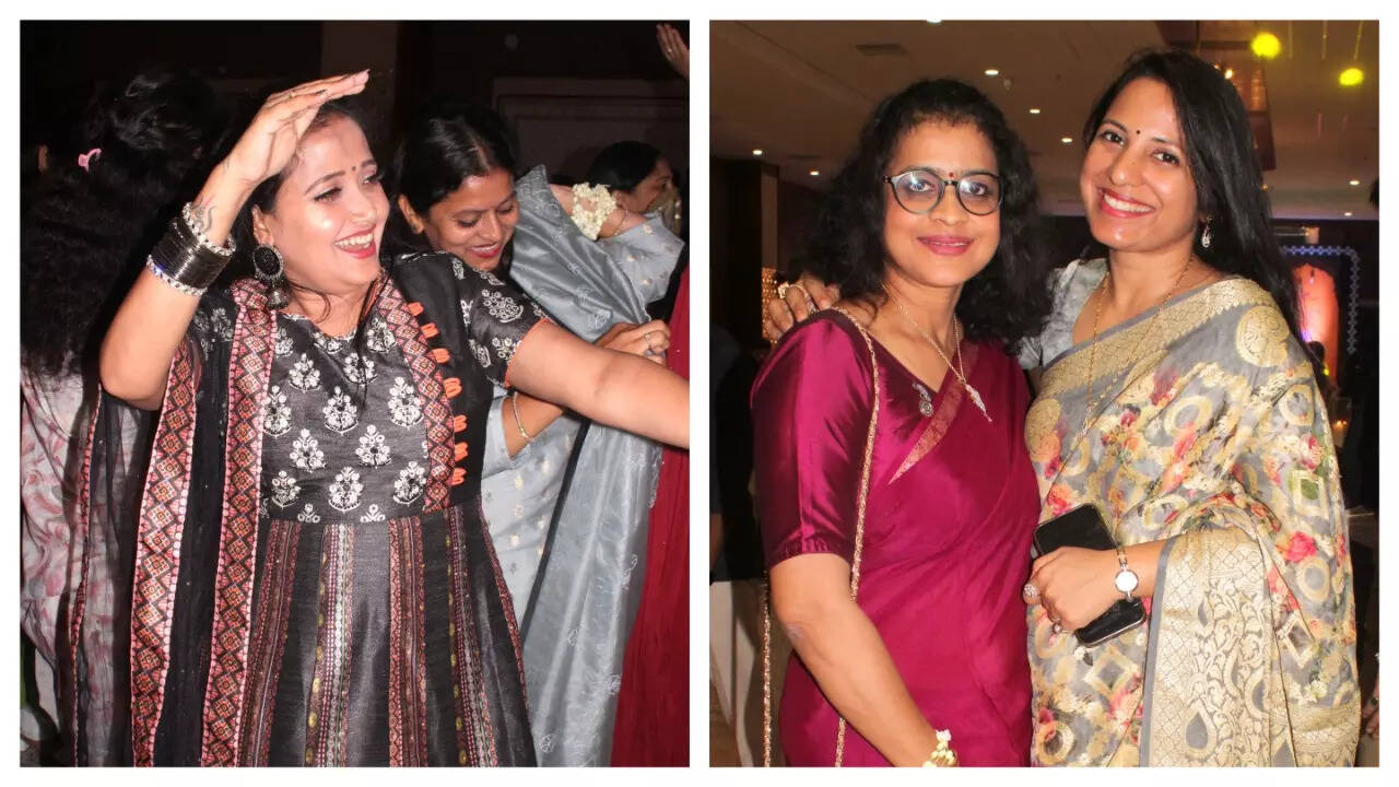 (L) Nisha (R) Poonam and Soumya