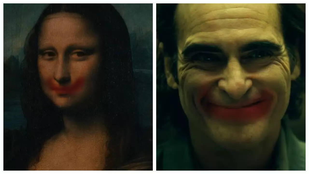 joker lipstick smile