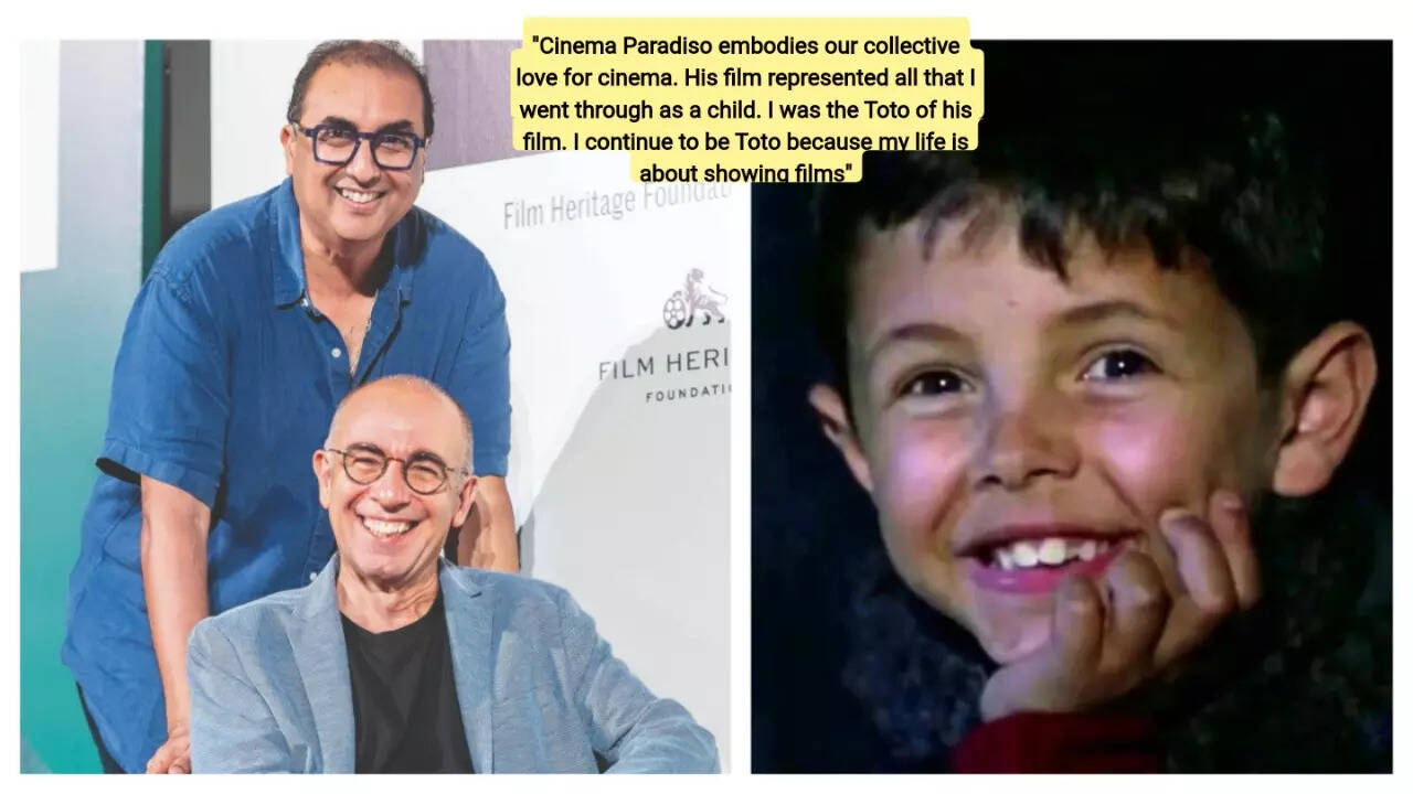 Shivendra Singh Dungarpur with Giuseppe Tornatore