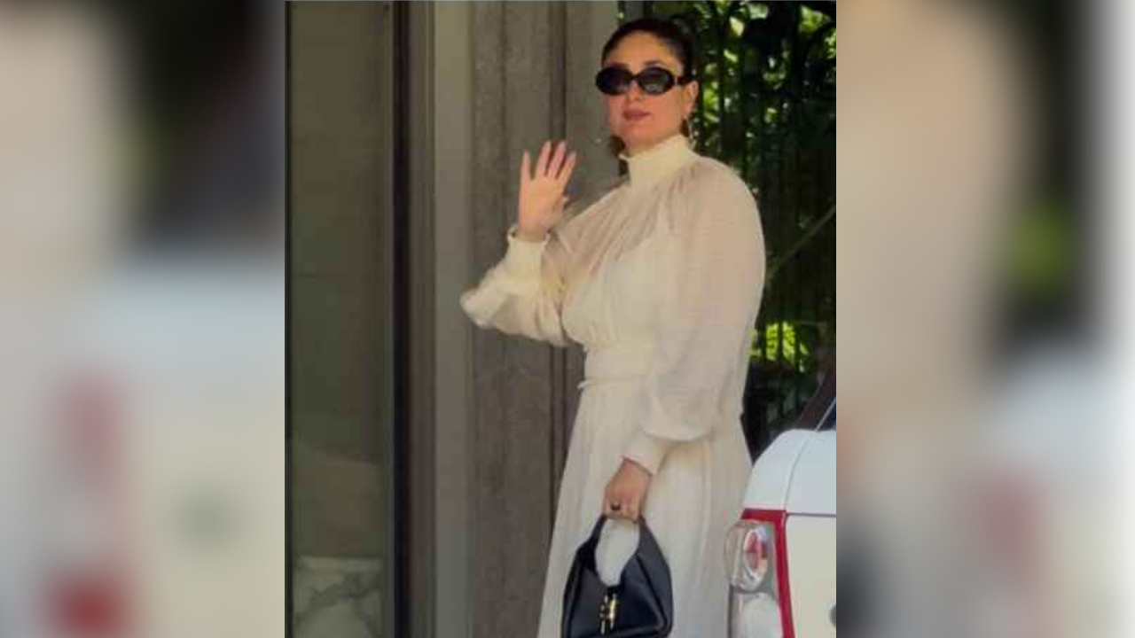Kareena Kapoor Khan in white maxi dress