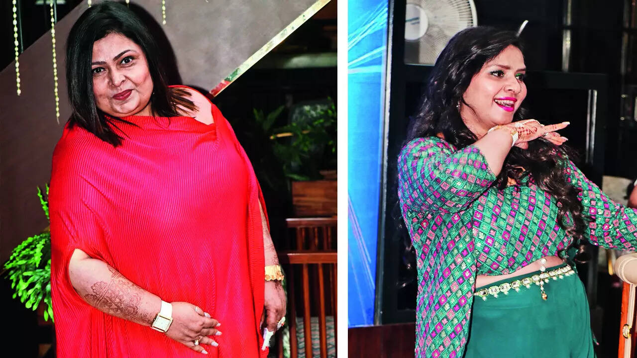 (L) Meenu Upadhyay (R) Sarika Agrawal