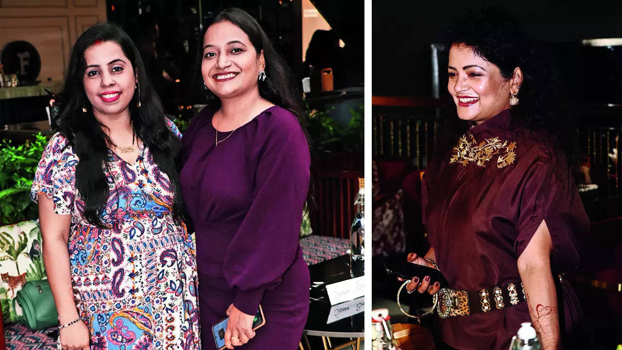 (L) Arpita and Pradiksha Tiwari (R) Sonal Agrawal