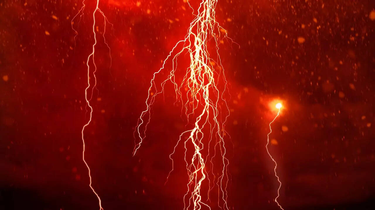 Red Lightning Rarity What is Sprite, a rare red lighting captured by NASA - The Times of India