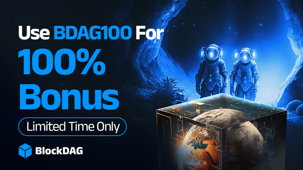 BlockDAG’s on the rise with website revamp & 100% bonus