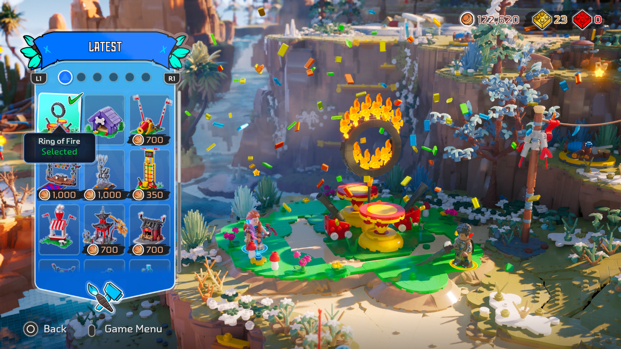 Mother's Heart serves as your creative playground - though sometimes the mix of tribal huts and hot dog stands feels like someone spilled two different LEGO sets together