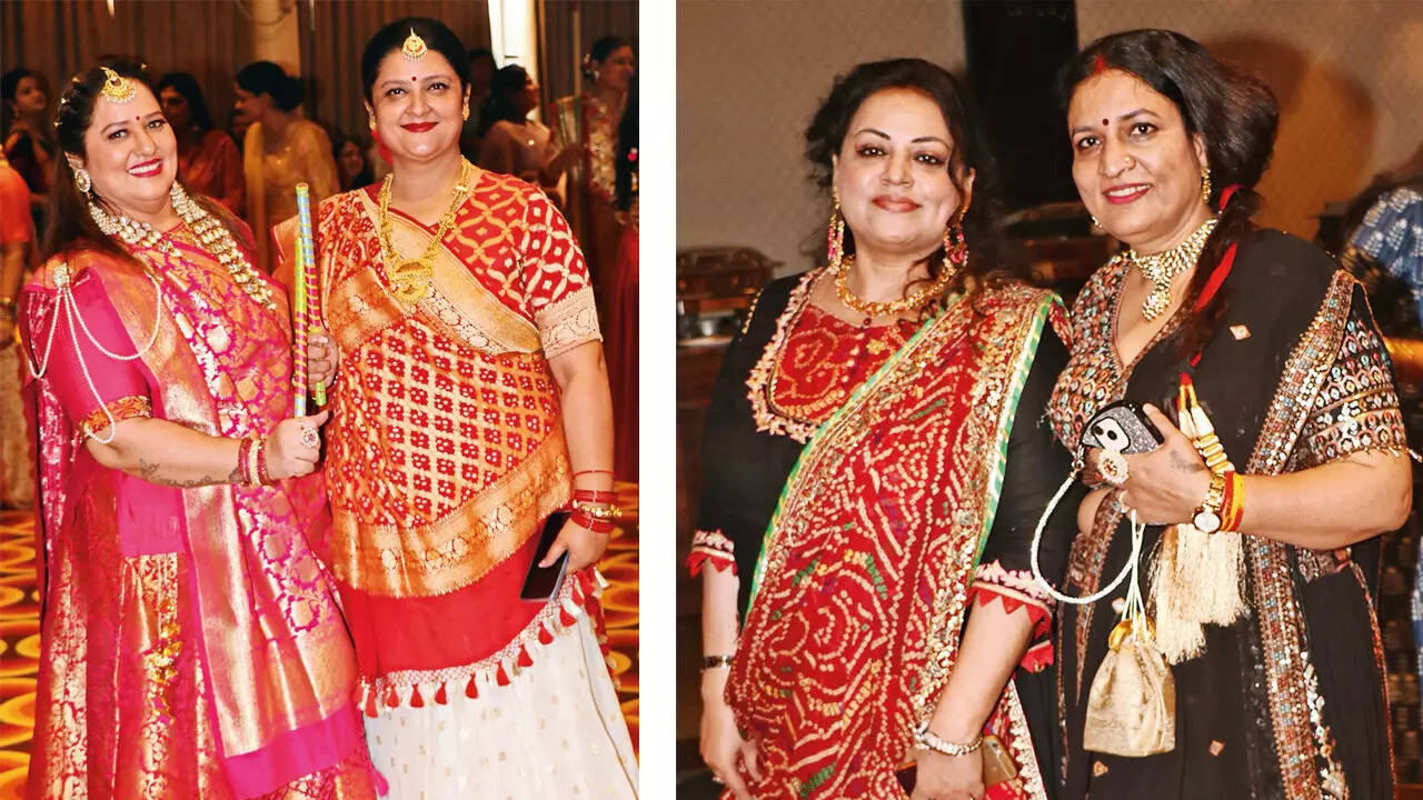 (L) Palak Rupani and Sheetal Singh (R) Priya Agrawal and Reena