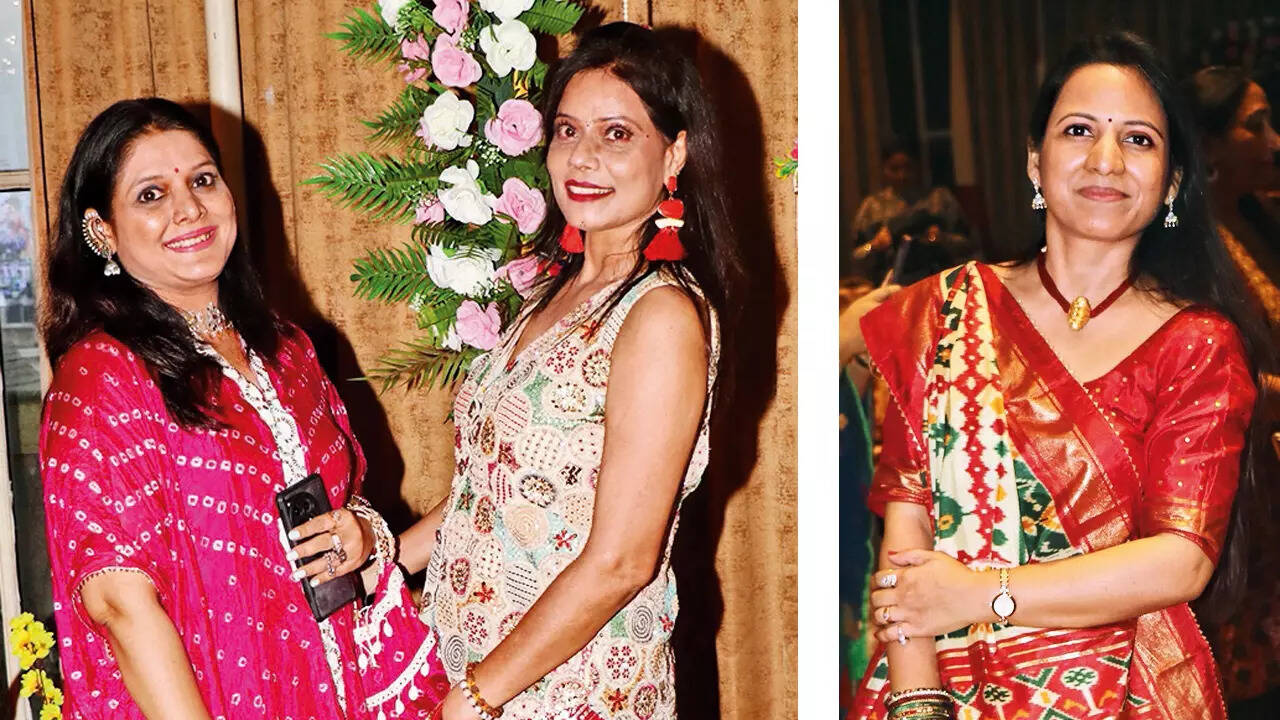 (L) Shweta Changani and Ruchi Khanna (R) Somya Agrawal