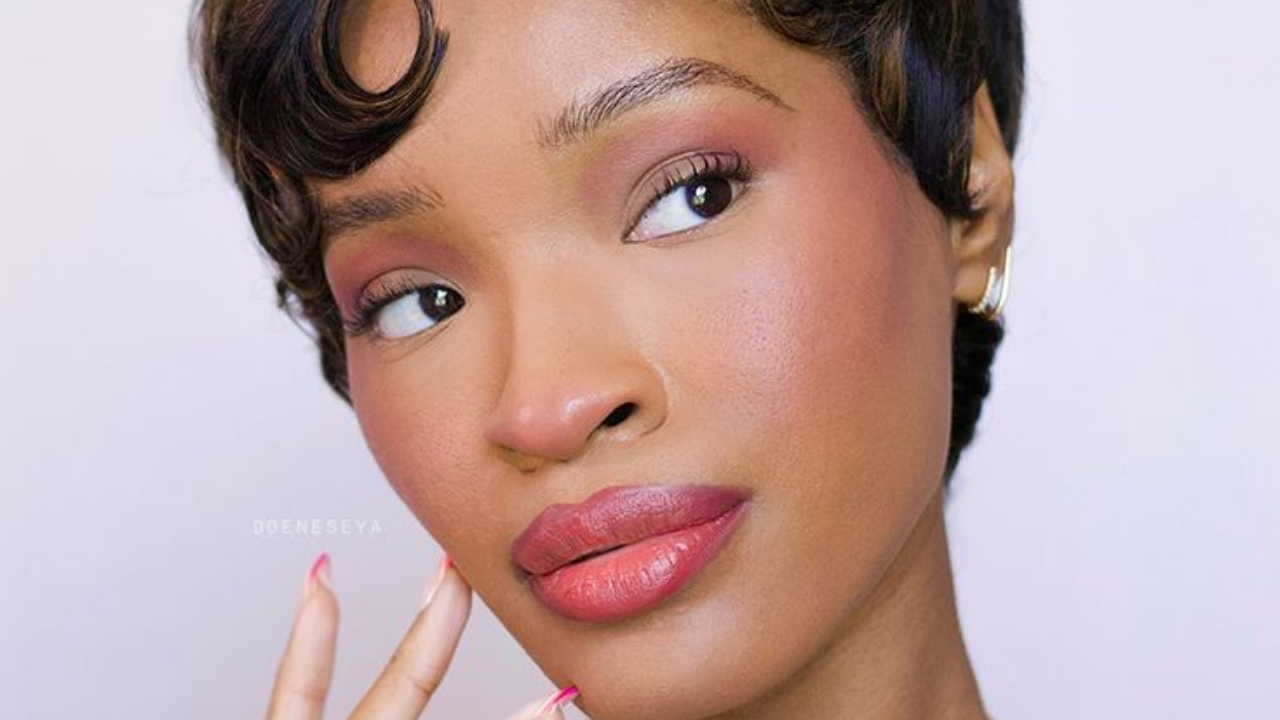 Demure makeup look
