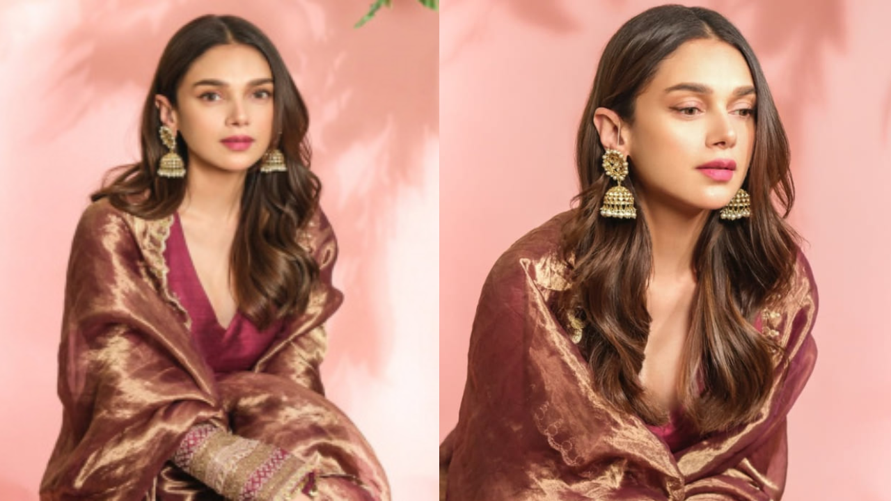 Aditi Rao Hydari in Anjana Bohra's collection