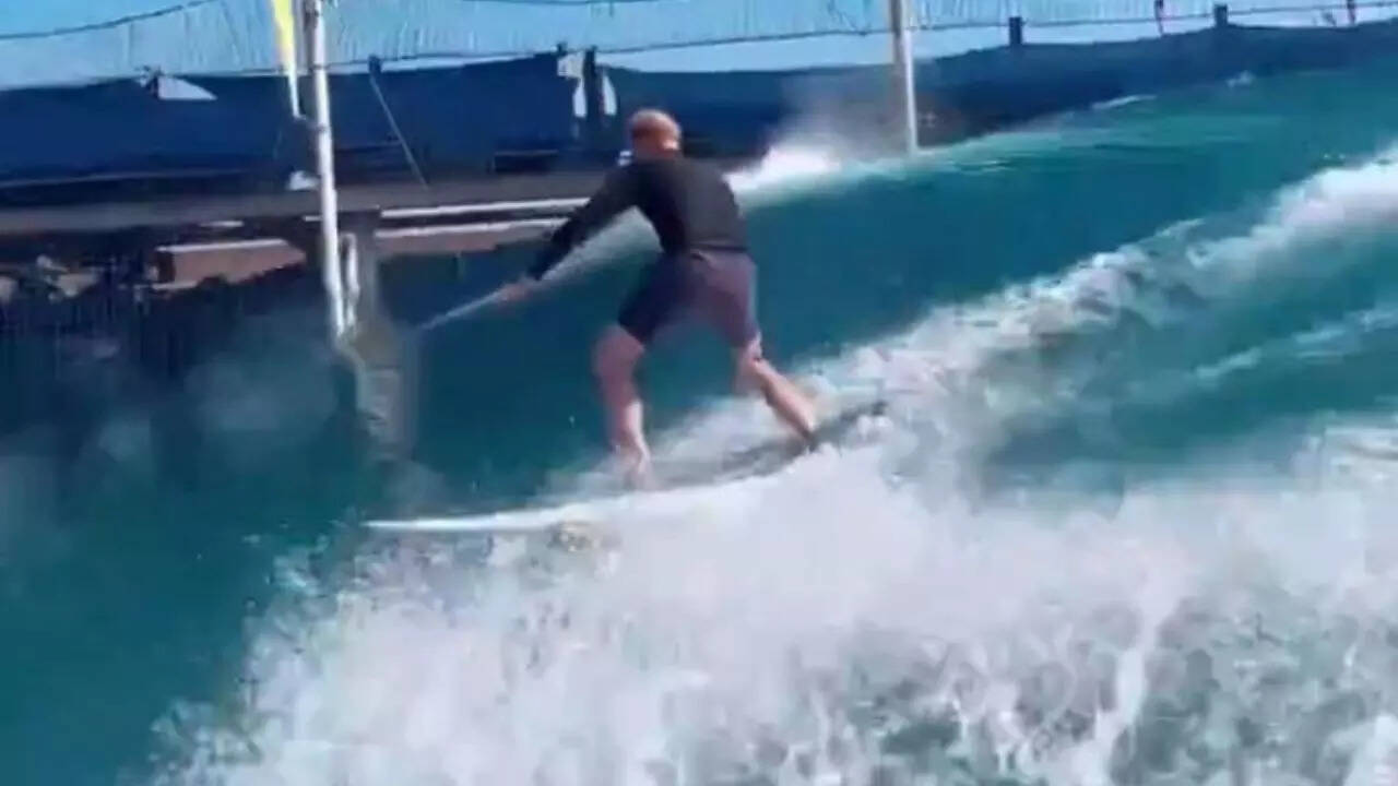 Prince Harry has been spotted surfing (Image: Raimana Van Bastolaer)