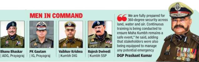 A storeroom, a counting office, and an armoury have been set up on the police lines premises.