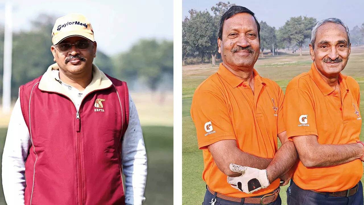 (L) Col Gajendra Singh Shekhawat (R) Col Rajbir Yadav and Brig Vinod Raizada
