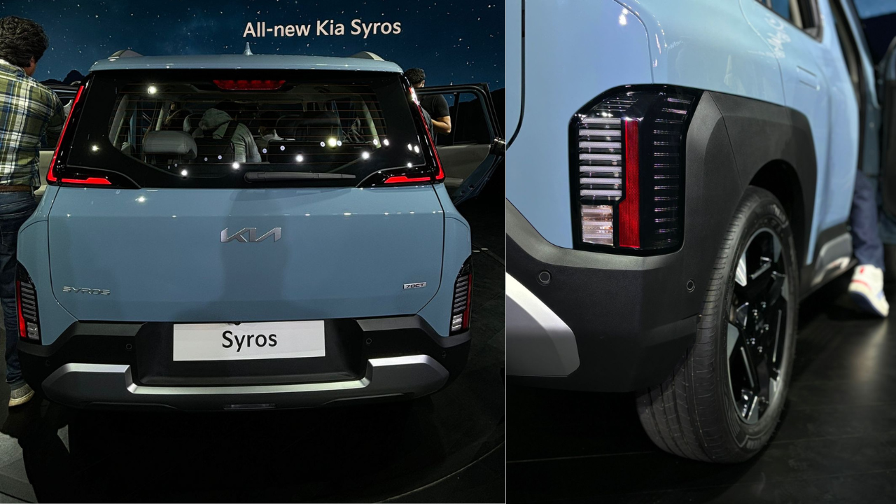 Kia Syros rear angle