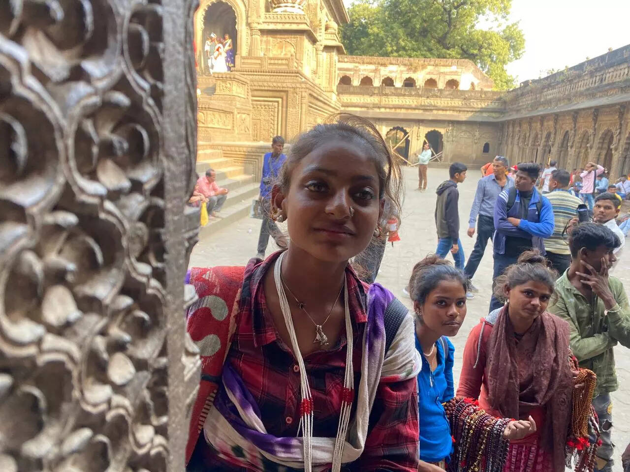 The photograph of Monalisa captured by Anandi Ghose whilst observing the filming of 'Parikrama' in December 2022