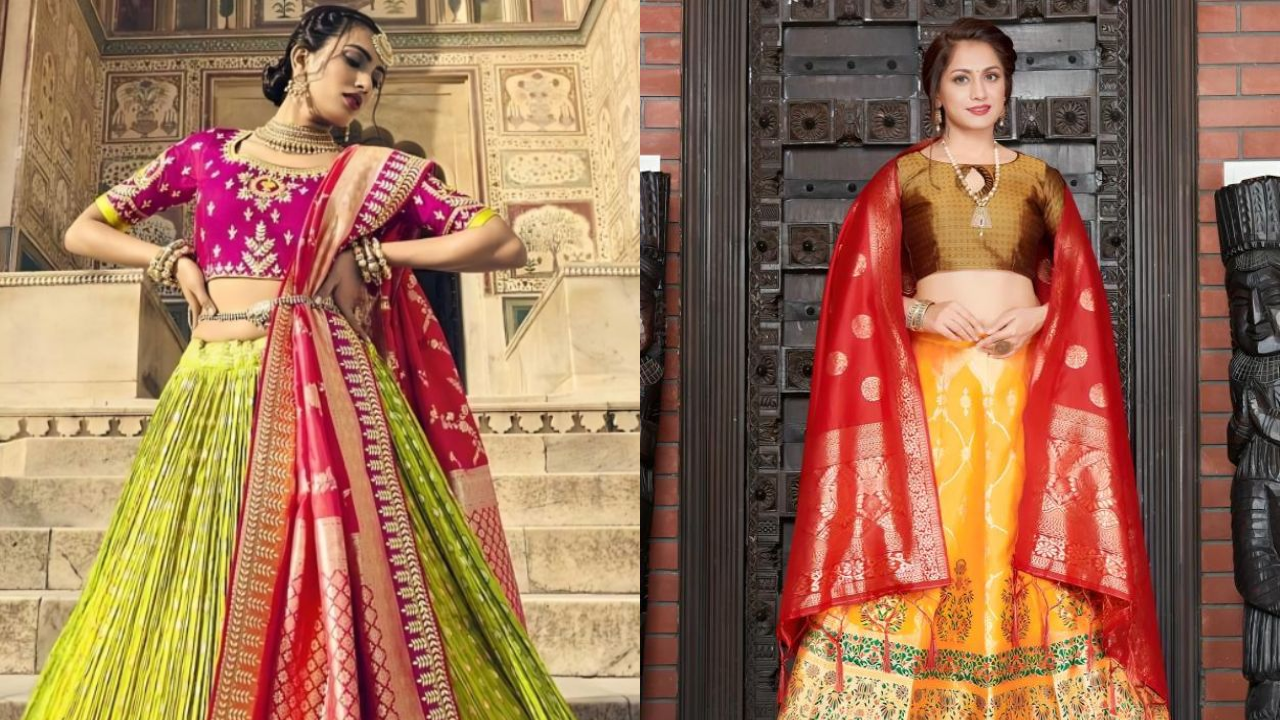 Beautiful ways to drape your Banarasi dupatta