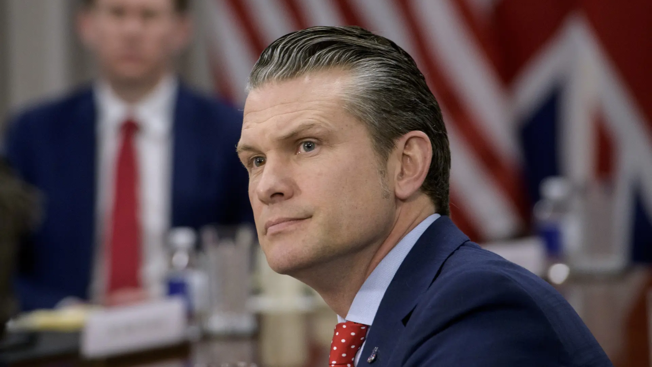 File photo of US defense secretary Pete Hegseth (Pic credit: AP)