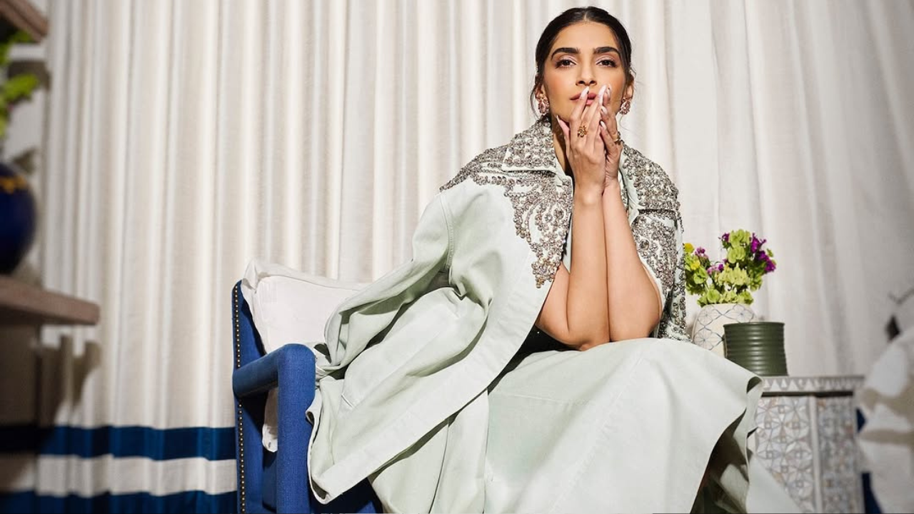 Sonam Kapoor in luxury label Erdem