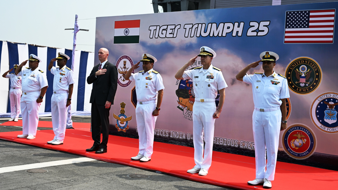 Tiger Triumph-2025, a bilateral India-US humanitarian and disaster relief exercise, starts in Visakhapatnam.