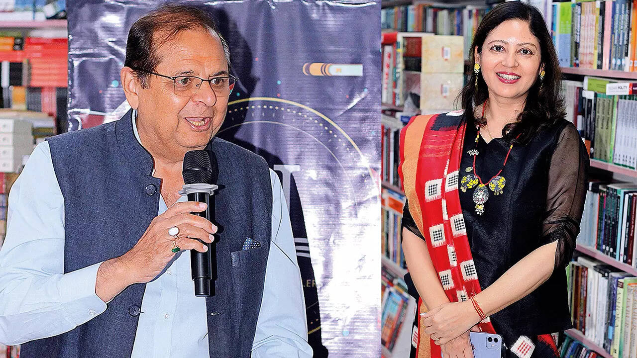 (L) Chander Prakash (R) Nidhi Prakash