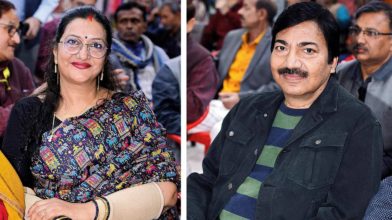 (L) Sunita Singh (R) Tarun Raj